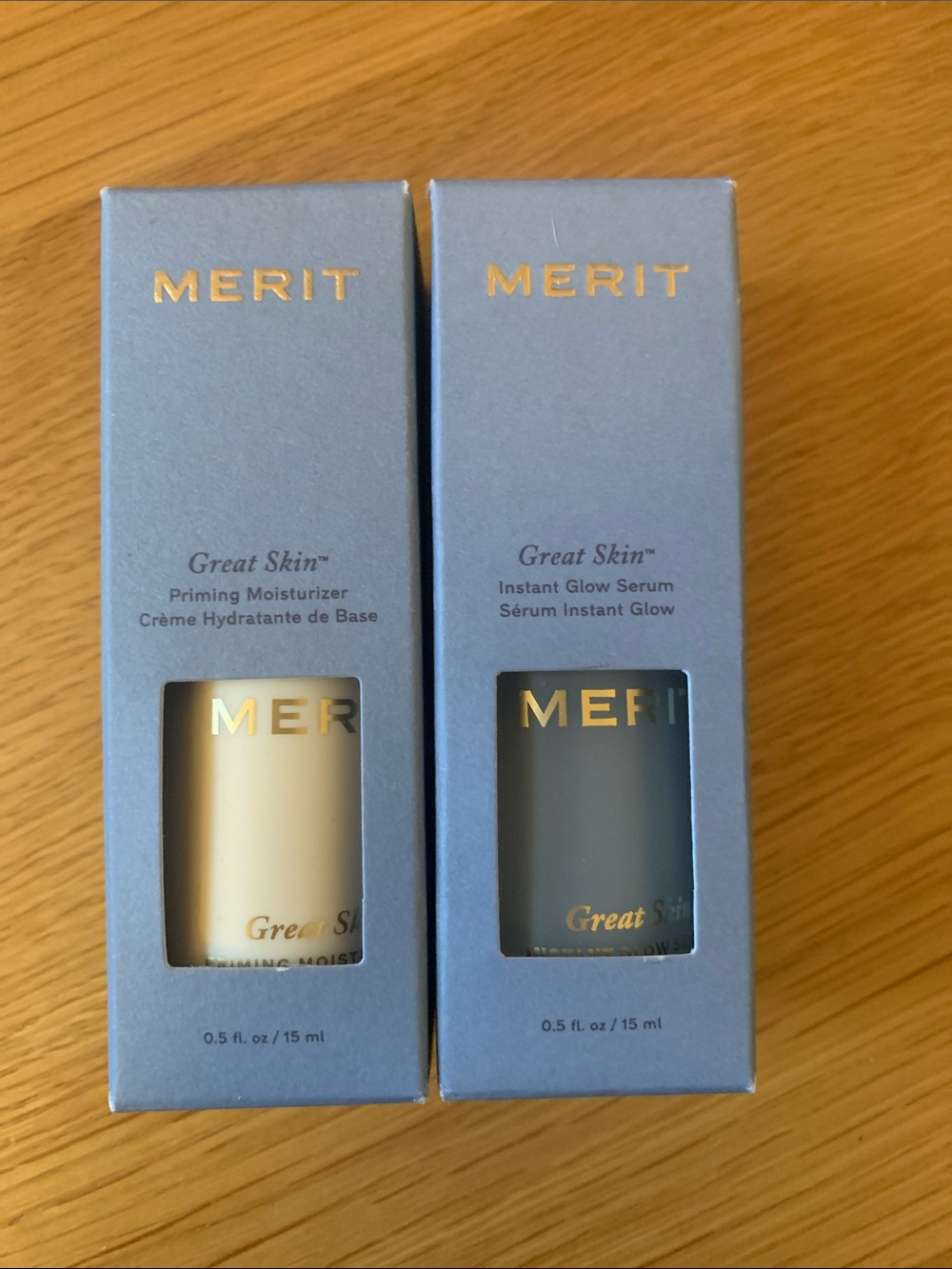 Great Skin Priming Moisturizer & Instant Glow Serum - 15ml - new!